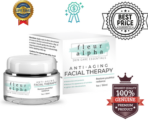 Fleur Alpha Anti Aging Facial Therapy Skin Cream - Anti Aging Face Cream & Moisturizer - Limited Stock